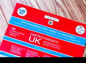 DVLA Logbook for car sale